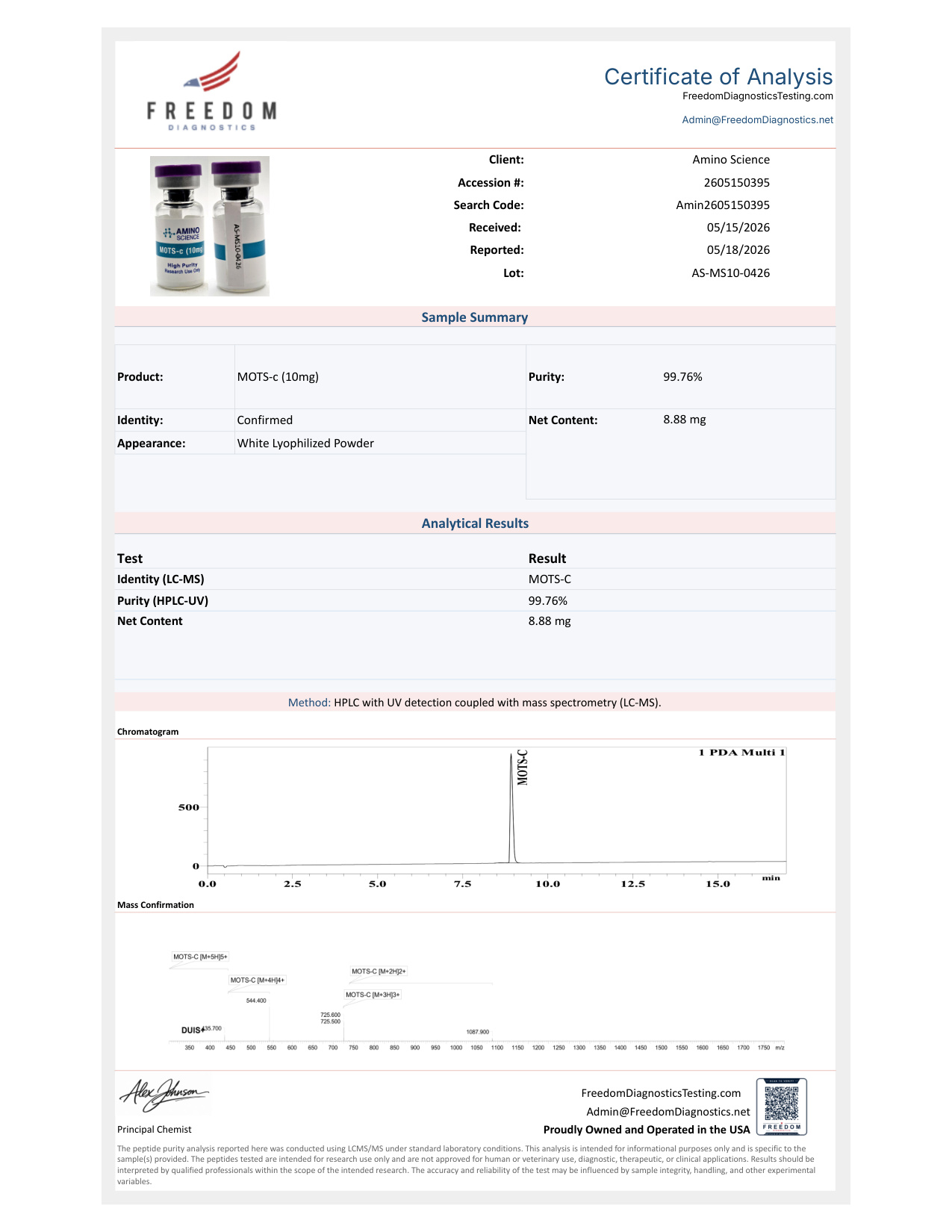 MOTS C (10mg)