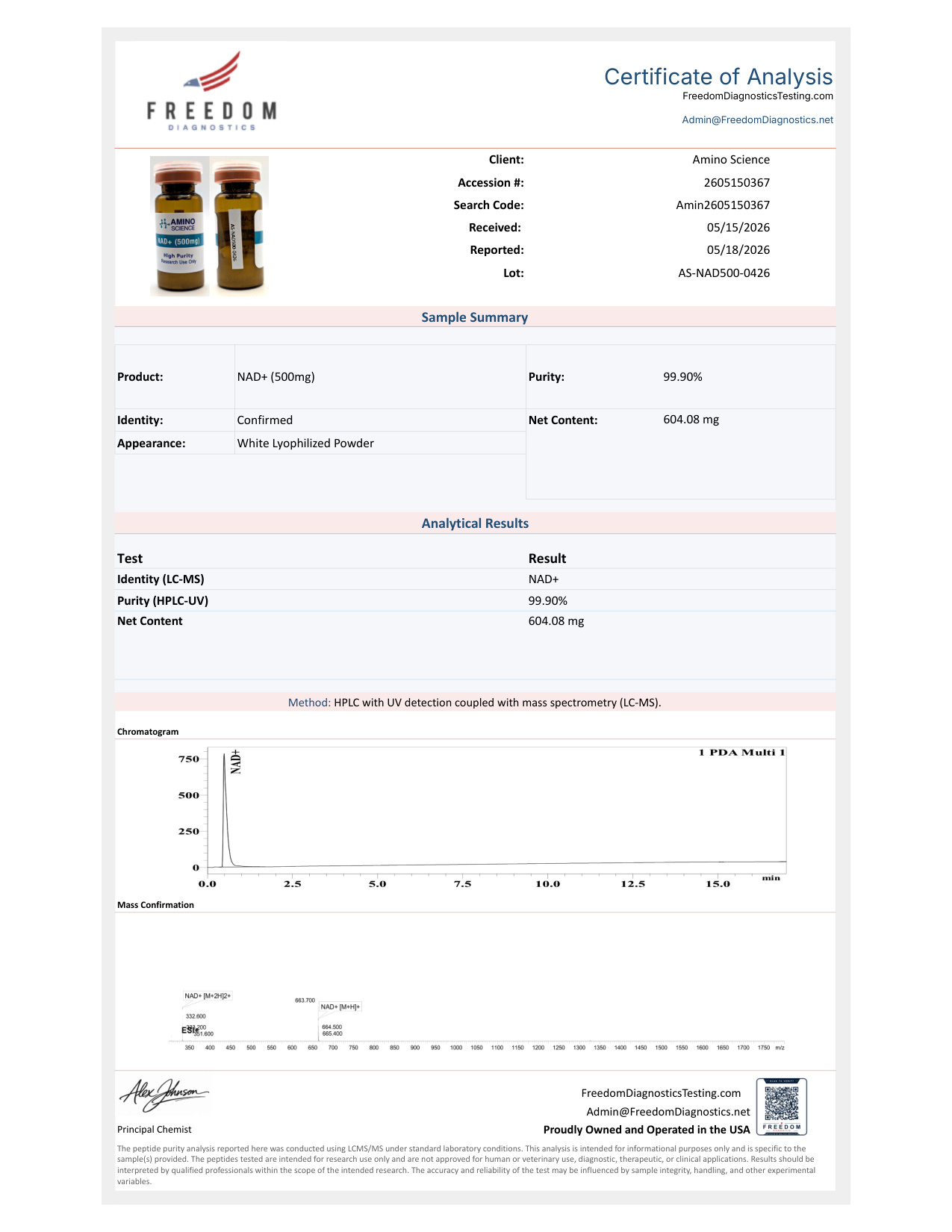 COA 500mg