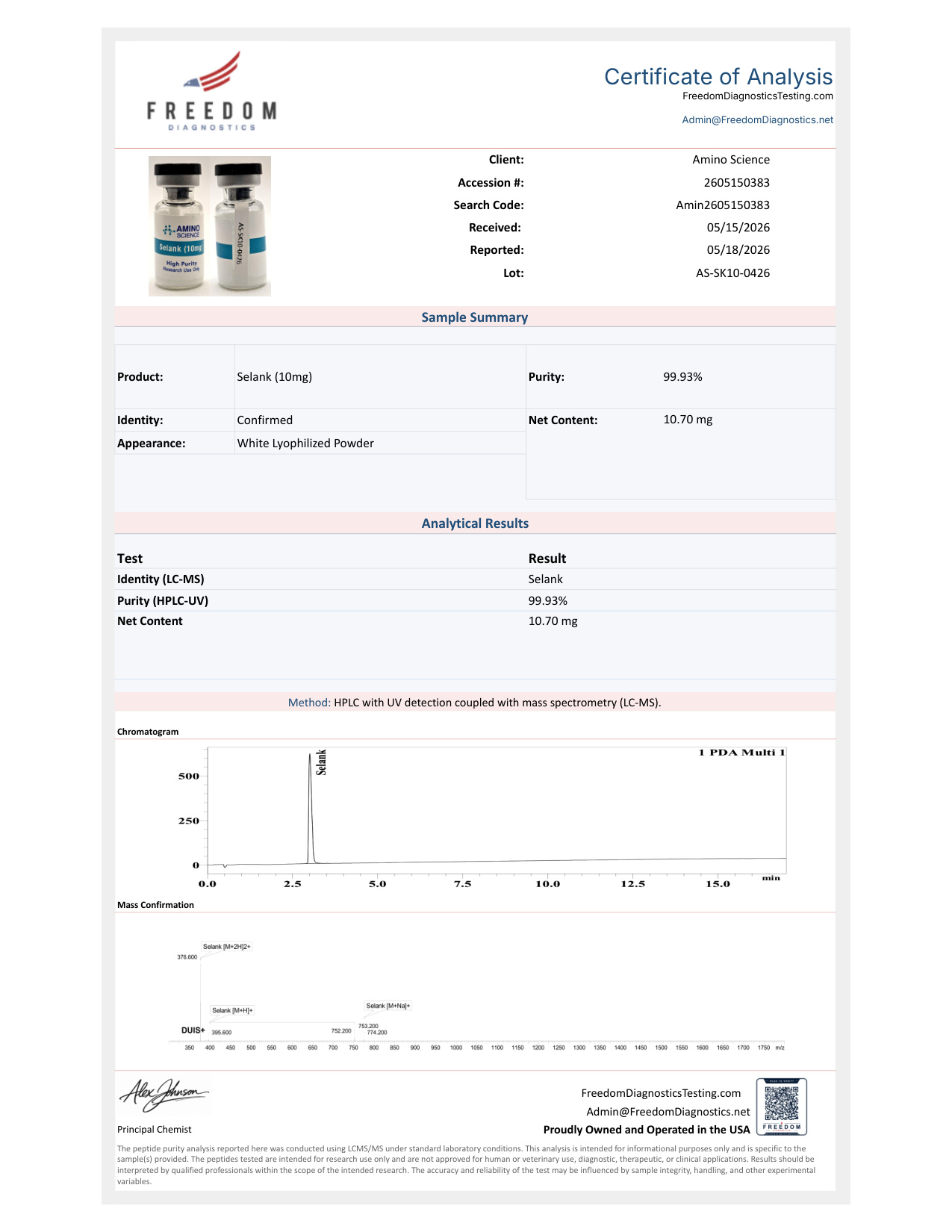 Selank (10mg)