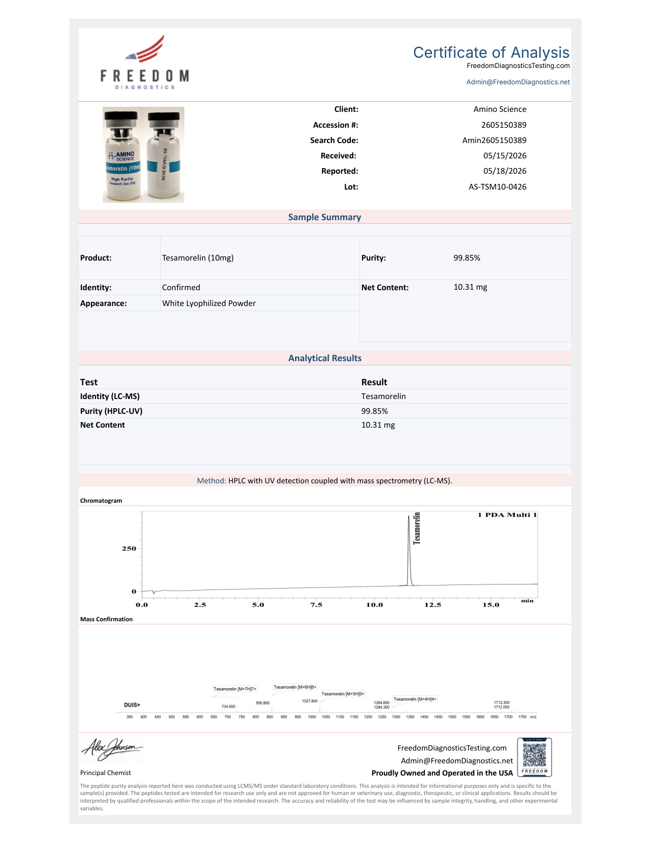 Tesamorelin (10mg)